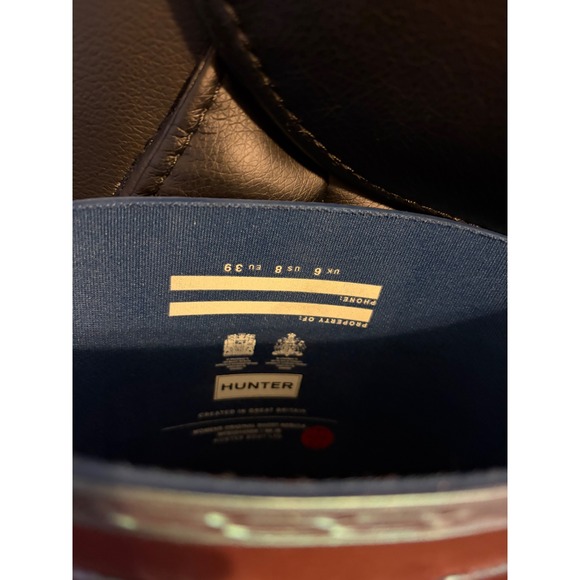 Hunter Boots Womens Size 8 Mid Height Nebula Iridescent Rain Boots - Picture 5 of 10